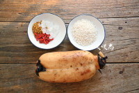 清熱祛火桂花蓮藕羹的做法步驟1