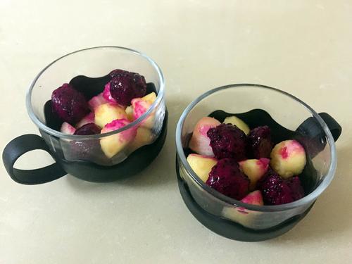 酸奶水果撈的做法