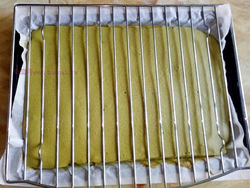 抹茶奶油蛋糕卷的做法