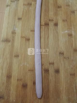 #ACA烘焙明星大賽#紫薯貓耳朵的做法步驟:9