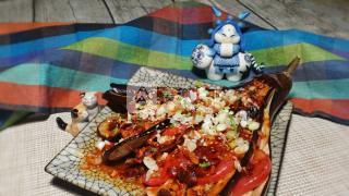 #ACA烘焙明星大賽#魚香開屏茄子的做法步驟:15