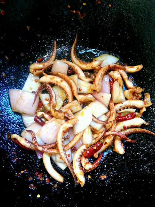 干煸魷魚須的做法