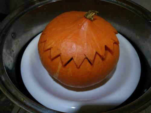 蝦仁銀魚(yú)金瓜盅的做法