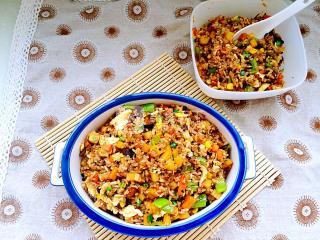 香菇土豆什錦蛋炒飯的做法步驟:20