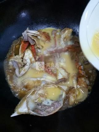 蛋炒江蟹-------gun蛋吧，江蟹君！的做法步驟：9