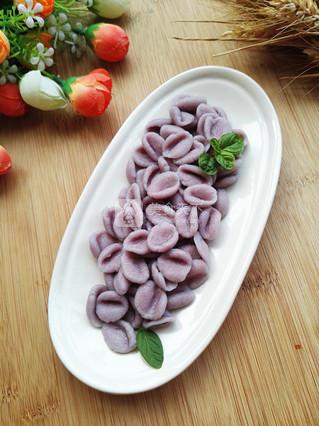 #ACA烘焙明星大賽#紫薯貓耳朵的做法步驟:12