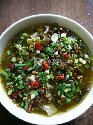 酸菜米線的做法步驟:11