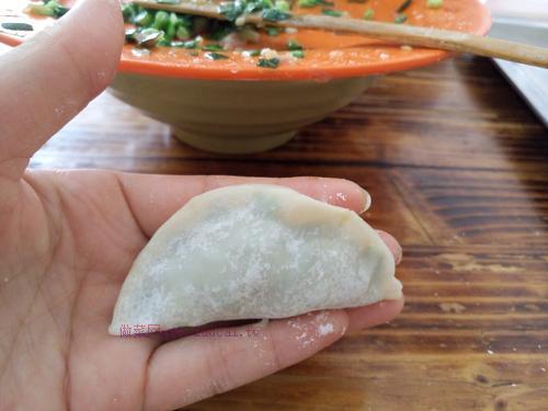 韭菜水餃的做法