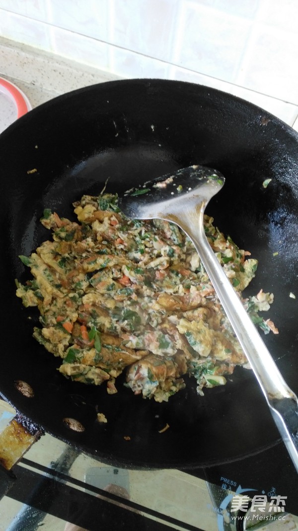 #幼兒學(xué)齡食譜#馬齒莧炒雞蛋的做法