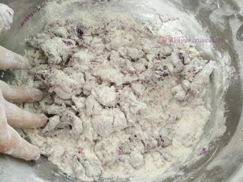 無(wú)水紫薯面團(tuán)的做法