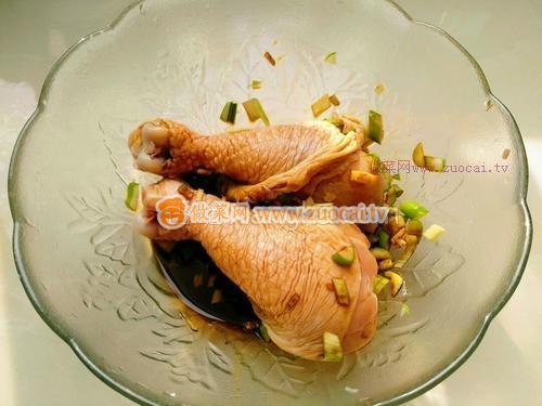 微波爐烤雞腿的做法