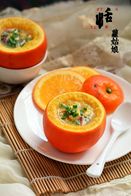 魚肉釀橙子
