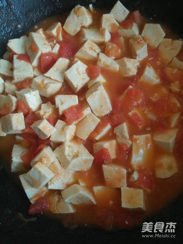 番茄豆腐的做法