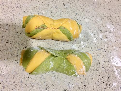 雙色玫瑰花卷的做法