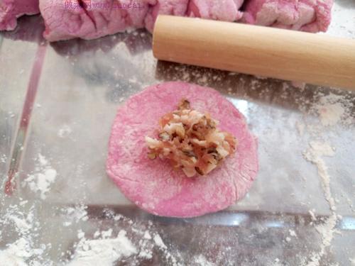 小刺猬包(香菇豬肉)的做法