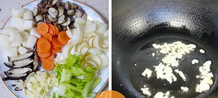 百合馬蹄小炒的做法步驟