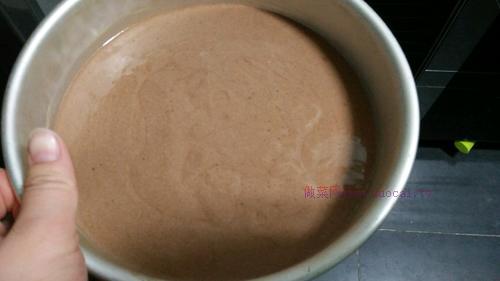 可可戚風蛋糕(8寸)的做法