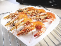 鹽烤蝦的做法步驟6