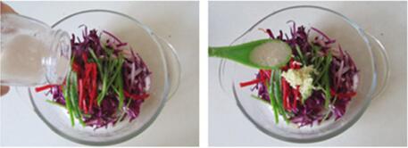 涼拌紫甘藍(lán)的做法步驟3-4