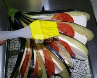 #ACA烘焙明星大賽#魚香開屏茄子的做法步驟:6