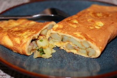 法式土豆煎蛋卷的做法，煎蛋卷怎么做松軟好吃