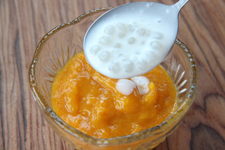 深受大眾們喜愛的一道甜品---楊枝甘露的做法步驟:6