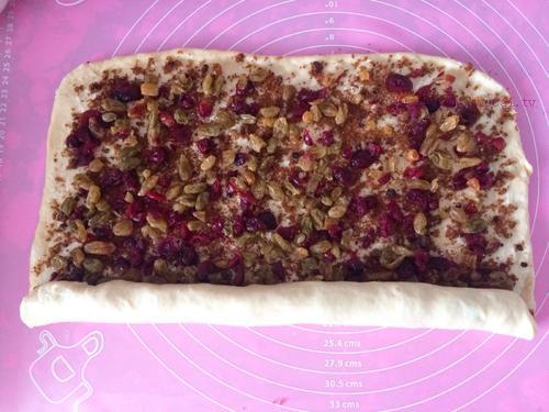 黃油水果面包卷的做法