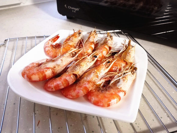 鹽烤蝦
