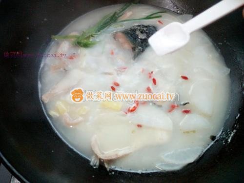 黑魚白蘿卜湯的做法