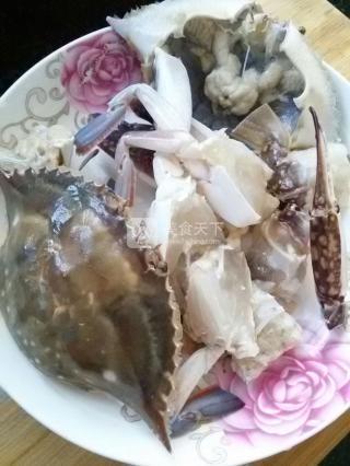 蛋炒江蟹-------gun蛋吧，江蟹君！的做法步驟：3