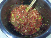 炸胡蘿卜豬肉丸的做法步驟5