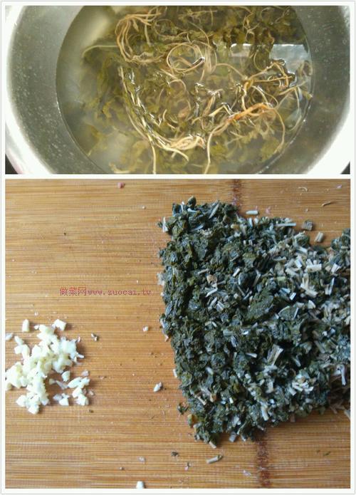 干蘿卜菜餡包子的做法