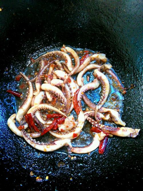 干煸魷魚須的做法