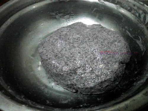 黑米面饅頭的做法