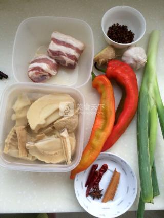 泡椒筍干回鍋肉的做法步驟：5