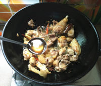 胡蘿卜杏鮑菇燒土雞的做法步驟7