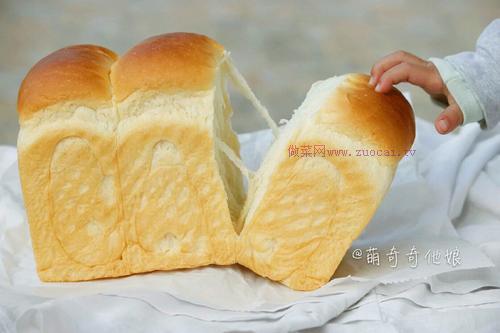 鮮奶土司(老面法)的做法