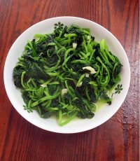 蒜蓉炒菠菜的做法步驟7