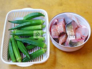 秋葵煎皖魚的做法步驟:3