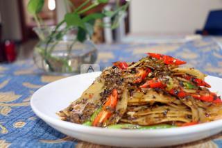 洋芋炒腌菜的做法步驟:11