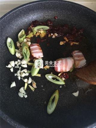 干煸有機菜花的做法步驟：5