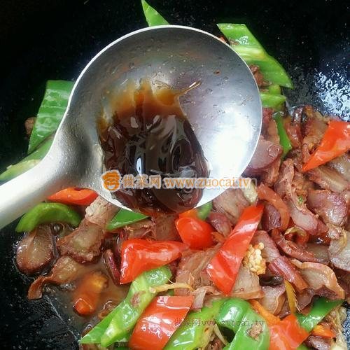 雙椒護(hù)心肉的做法