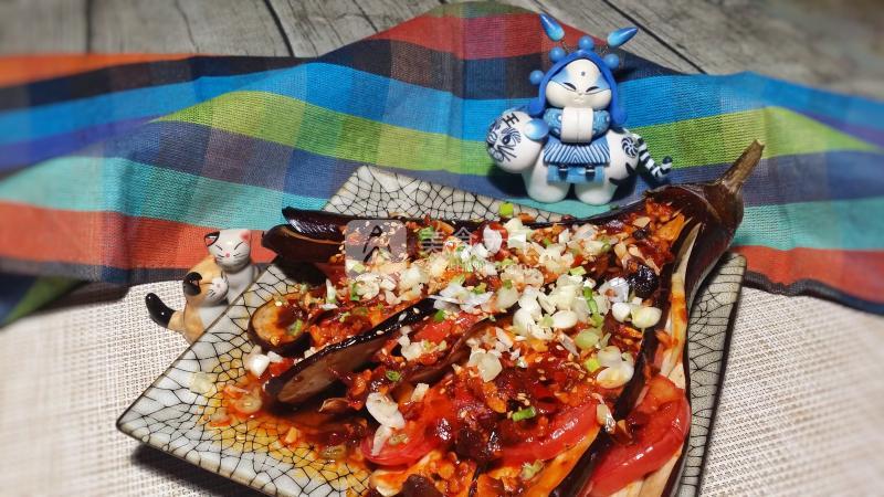 #ACA烘焙明星大賽#魚香開屏茄子的做法