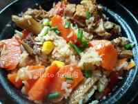 雞肉胡蘿卜燜飯的做法步驟9