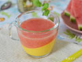 芒果西瓜雙色果汁的做法