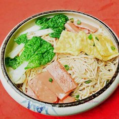 蔥香紅油拌面的做法