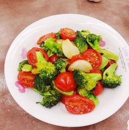 番茄炒西蘭花的家常做法