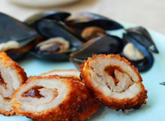 清水貽貝搭配梅醬豬肉卷 營養(yǎng)早餐