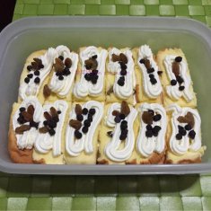 白葡萄果干淡奶油三文蛋糕便當(dāng)?shù)淖龇? data-1uyS=