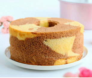 雙色燙面戚風(fēng)蛋糕的家常做法